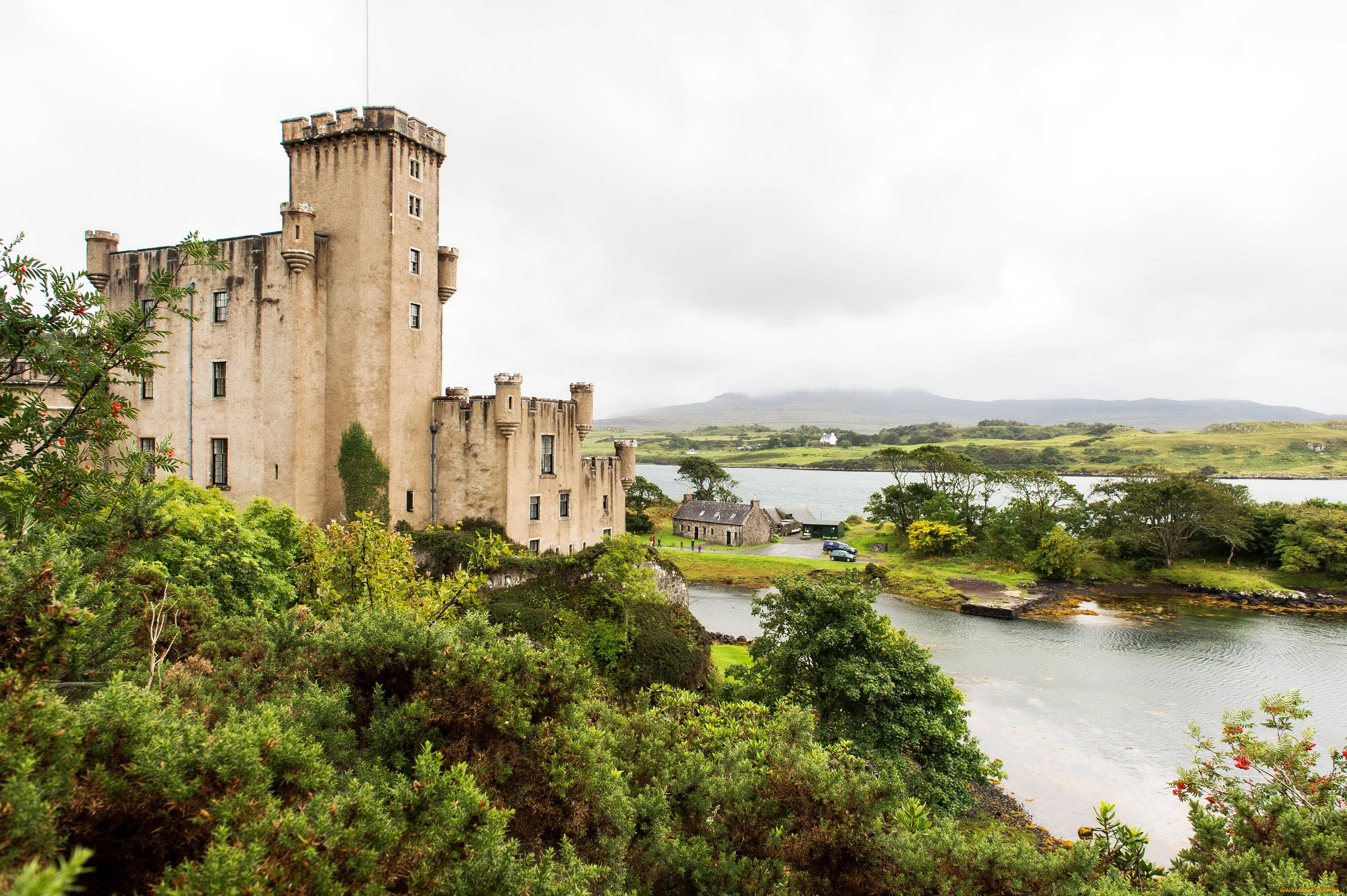 dunvegan castle, ,  , , , , scotland, castle, dunvegan